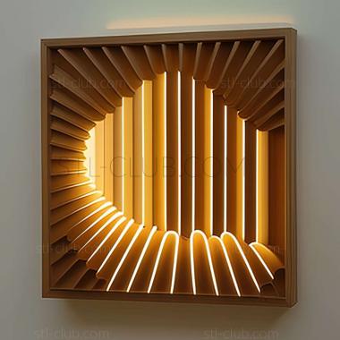 3D model Dan Flavin American artist (STL)